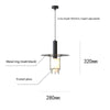 Creative flying saucer bedside chandelier