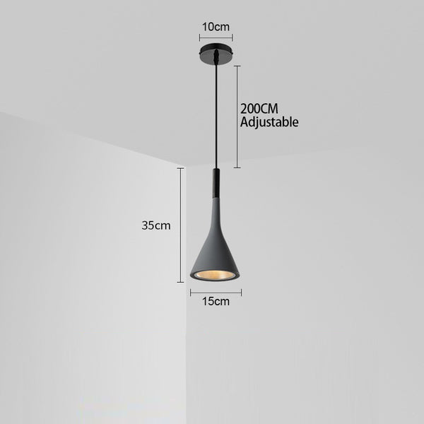 Light luxury bedside table chandelier