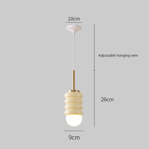 Cream style background wall small chandelier