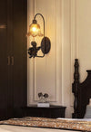 Creative retro bedroom bedside aisle wall lamp