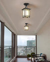 Chinese style outdoor waterproof villa corridor pavilion courtyard ceiling lamp