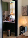 Japanese style wabi-sabi style rice paper floor lamp