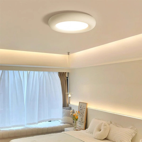 Plafonnier de chambre en résine de style crème