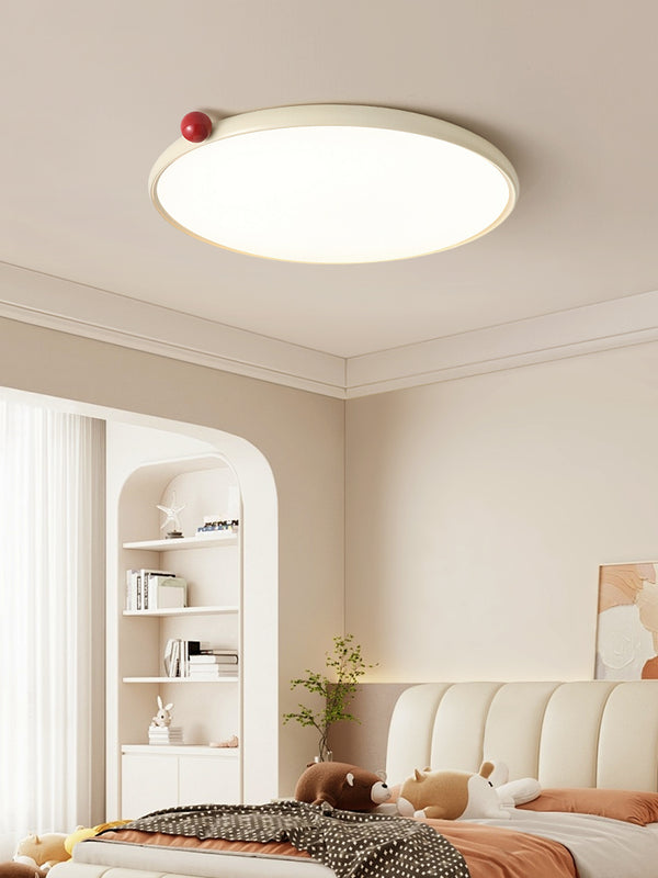 Cream style small milk bean ceiling lamp