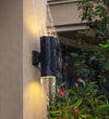 LED outdoor garden waterproof double head wall lamp