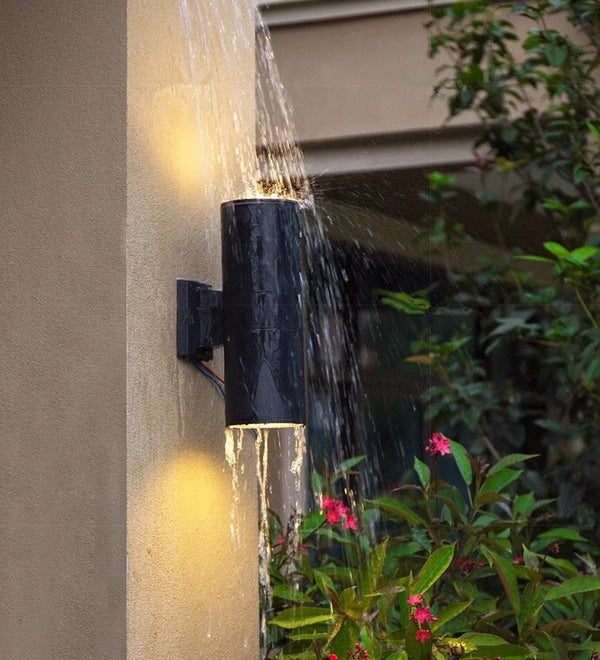 LED outdoor garden waterproof double head wall lamp