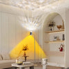 Creative double-headed water ripple atmosphere floor lamp