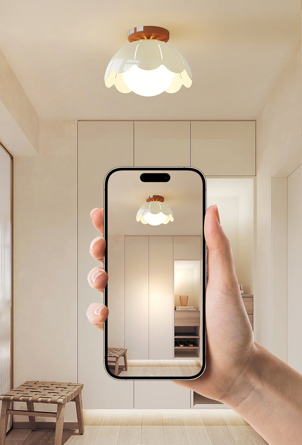 Medieval Cream Style Corridor Aisle Ceiling Lamp