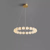 All copper LED living room bedroom chandelier