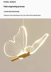Creative butterfly bedroom bedside study table lamp