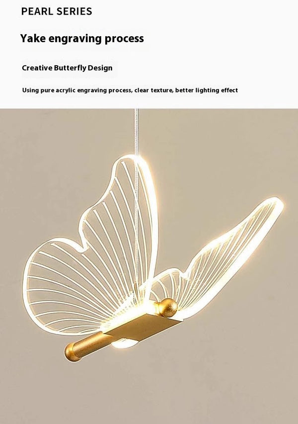 Creative butterfly bedroom bedside study table lamp