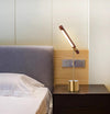 Creative personality wood grain bedside desk lamp
