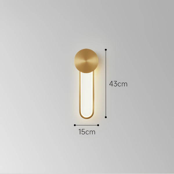 Minimalist creative LED wall lamp