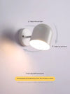 Nordic creative macaron living room bedroom LED wall lamp