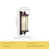 Modern household outdoor lighting waterproof wall lamp