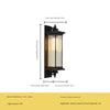 Modern household outdoor lighting waterproof wall lamp