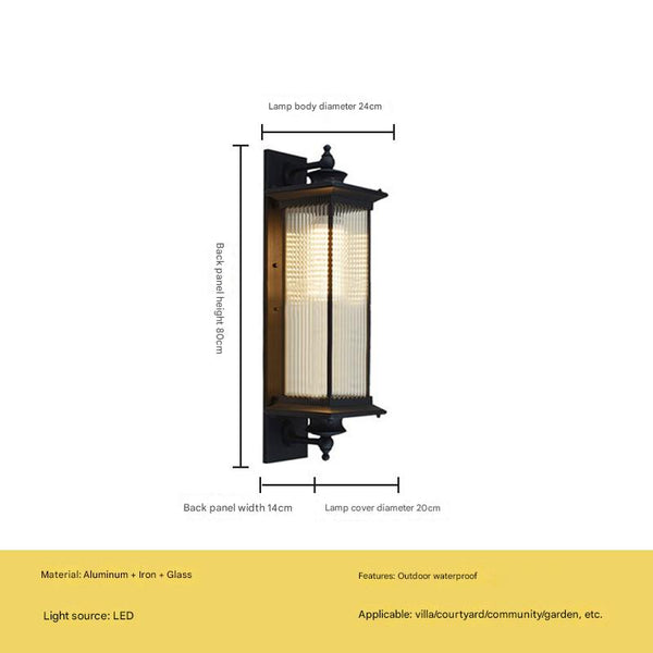 Modern household outdoor lighting waterproof wall lamp