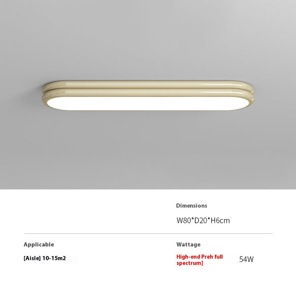 Deckenlampe im cremefarbenen Stil für den Flur