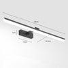 Einfache Spiegelwandlampe