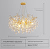French creative branch crystal living room and dining room chandelier