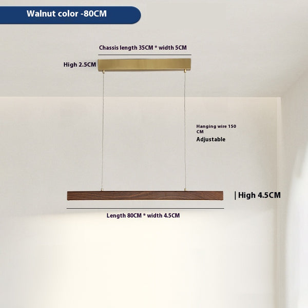 Suspension de table à manger en noyer
