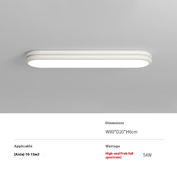 Deckenlampe im cremefarbenen Stil für den Flur