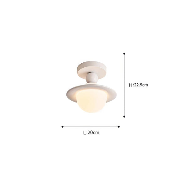 Cream Style Creative Planet Ceiling Lamp