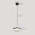 Nordic simple black bedroom bedside chandelier