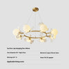 French creative ginkgo leaf living room chandelier