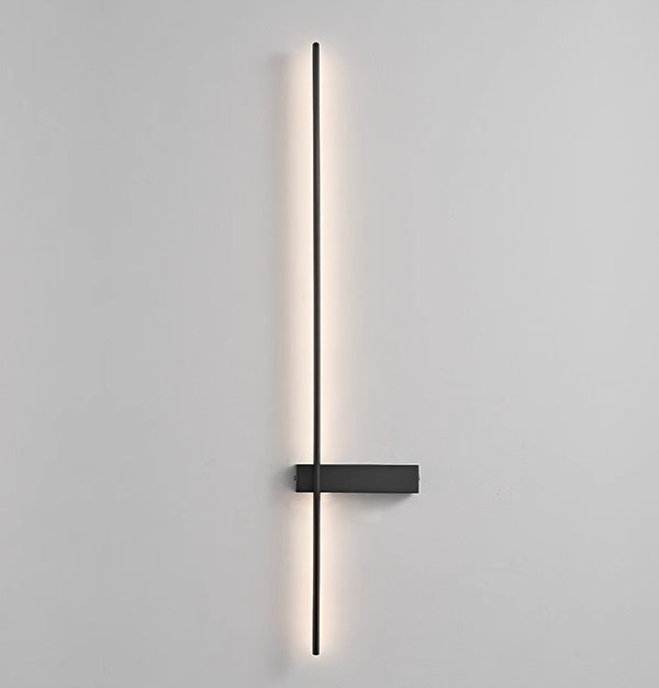 Minimalist all-copper long strip wall lamp