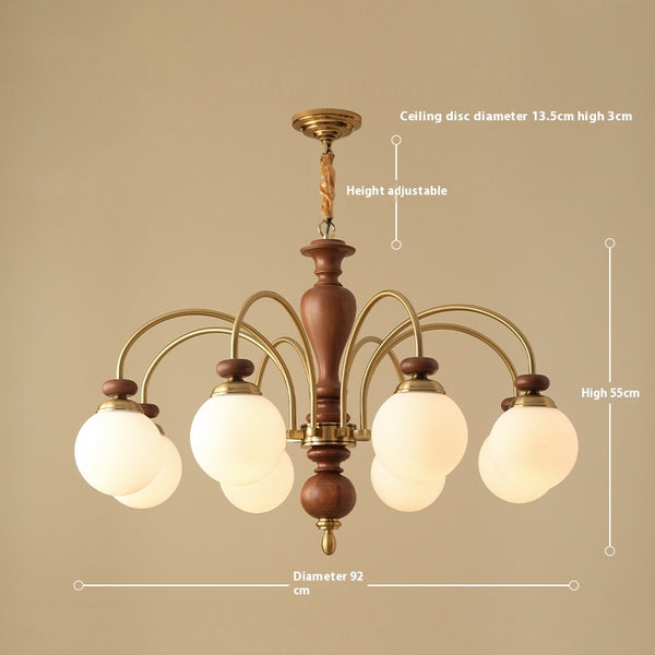 Medieval style creative magic beans chandelier