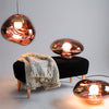 Lustre design en lave