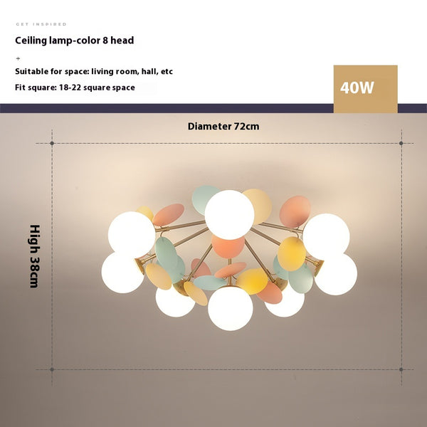 Lustre créatif Macaron pour chambre d'enfant