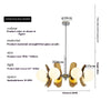 Creative magic beans chandelier