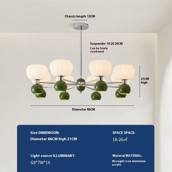 Pumpkin Shaped Magic Bean Chandelier