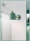 Nordic creative macaron living room bedroom LED wall lamp