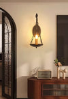 Creative retro bedroom bedside aisle wall lamp