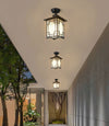 Chinese style outdoor waterproof villa corridor pavilion courtyard ceiling lamp