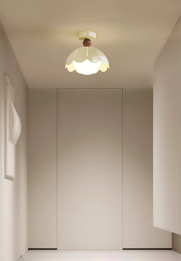 Medieval Cream Style Corridor Aisle Ceiling Lamp