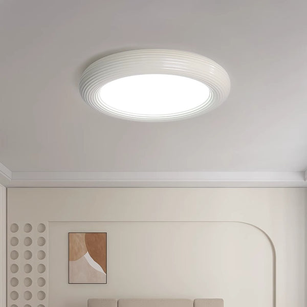 Plafonnier de chambre en résine de style crème