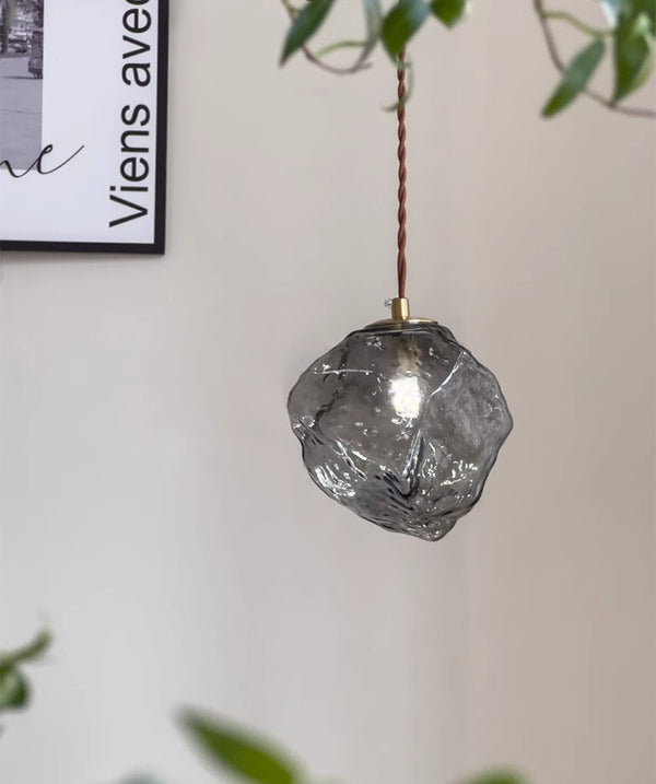 Creative ice cube adjustable bedroom bedside chandelier