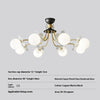 French cream style full copper living room and bedroom ceiling lamp
