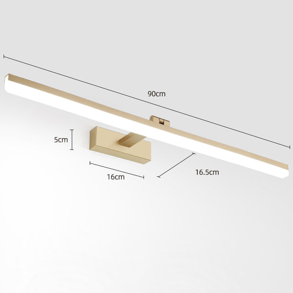 Einfache Spiegelwandlampe