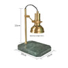 Brass Marble Melted Wax Table Lamp