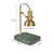 Brass Marble Melted Wax Table Lamp