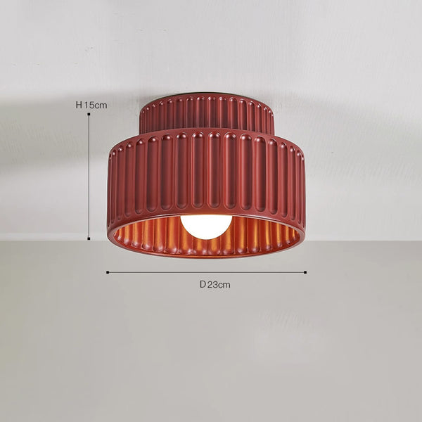 Japanese style corridor aisle balcony ceiling lamp