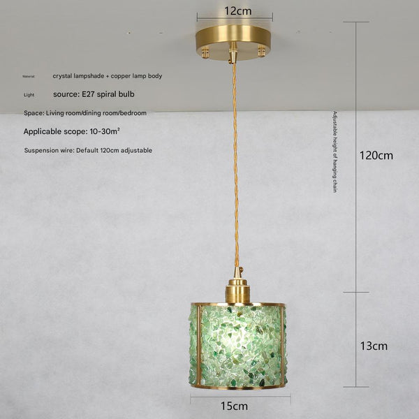 Vintage crystal bedroom bedside chandelier