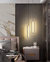 Minimalist LED bedroom bedside living room background wall Pendant light