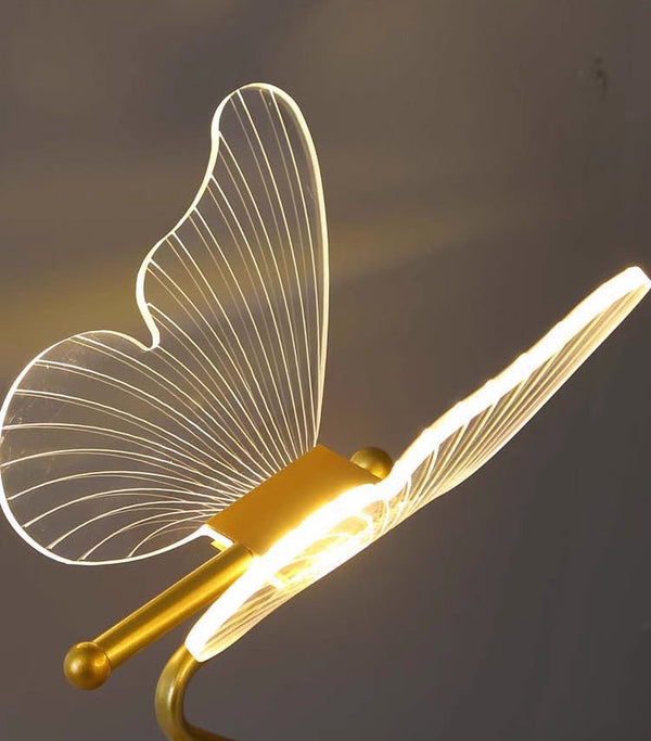 Creative butterfly bedroom bedside study table lamp