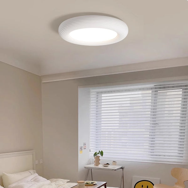 Plafonnier de chambre en résine de style crème